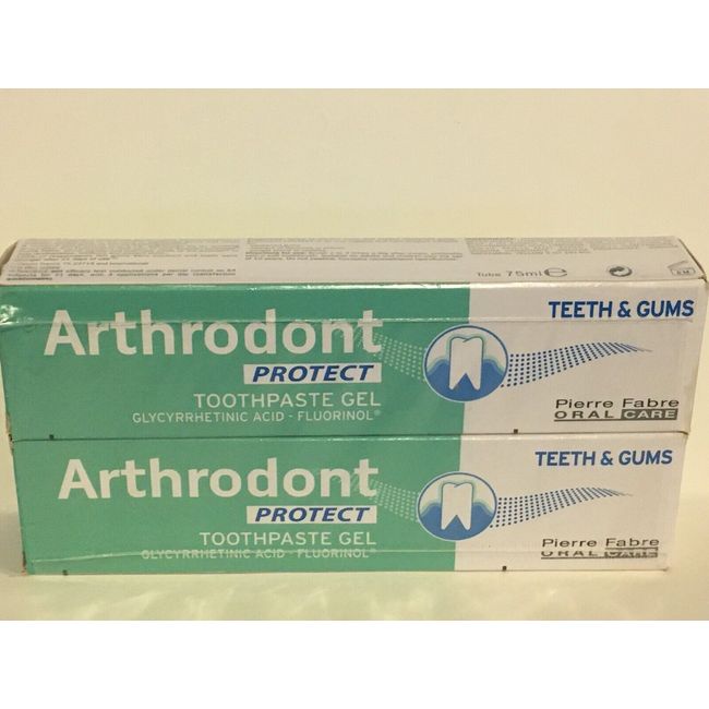 Arthrodont Protect Toothpaste Gel 2 X 75 ml Exp 07/2024