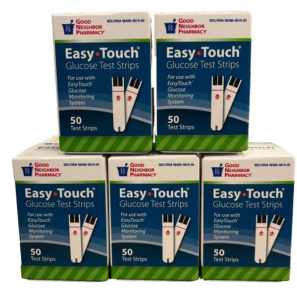 EasyTouch 250 ct Glucose Test Strips