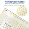 Avery Printable Blank Rectangle Labels, 3" x 3.75", Pearlized Ivory, 48 Customizable Labels (22823)