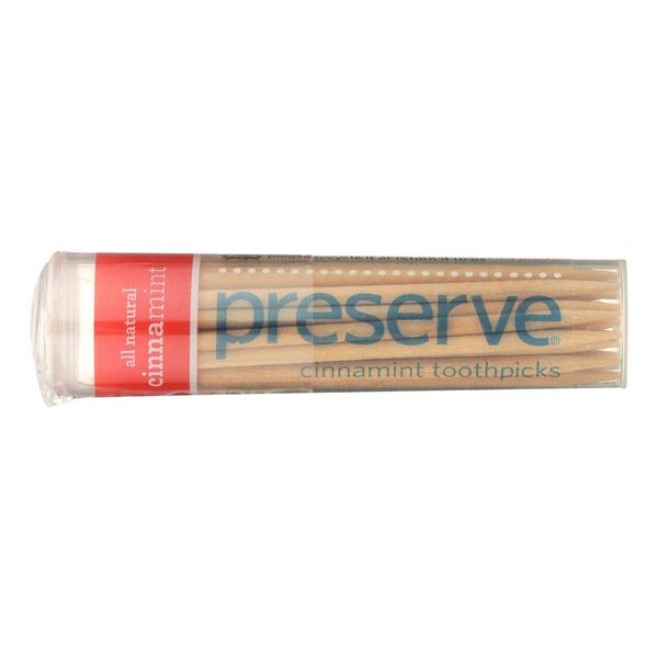 Preserve Flavored Toothpicks, Cinnamint, 35 Toothpicks, 1 Count