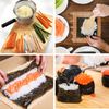 Sushi Making Tools Set Include Bamboo Sushi Rolling Mats Rice Paddle Spreader Chopsticks for Chef Beginner Kitchen DIY 9pcs