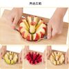 DFsucces 12-Blade Pulling Slicer, Corer Cutter, Sharp, Stainless Steel, Easy Grip, Multi-functional Slicer, Cuttable for Pears, Potatoes, Oranges, Etc