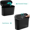 Portable Trash Can Garbage Bin With Lid Leak Proof Interior For Car Home Office