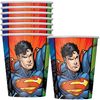 Unique Disposable Paper Cups - 9 Oz, Justice League, 8 Pcs