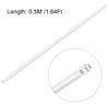 sourcing map 5pcs ABS Model Round Tubing, 2mm OD 0.5m Length