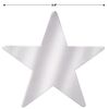 Metallic Star Cutouts (Silver)