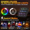 RGB 8 Gang Switch Panel On-Off LED Light Car Switch Panel Circuit Control 12-24V