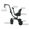 Englacha Uptown Rider – Child Rides Alongside Stroller Attachment with Comfy Padded Saddle Seat – Universal Fit for Most Strollers – Quick and Easy to Use – Designed for Safety