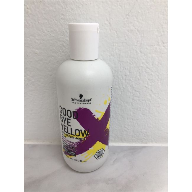 Schwarzkopf GoodBye Yellow Anti-Yellow Shampoo, 10.1 oz