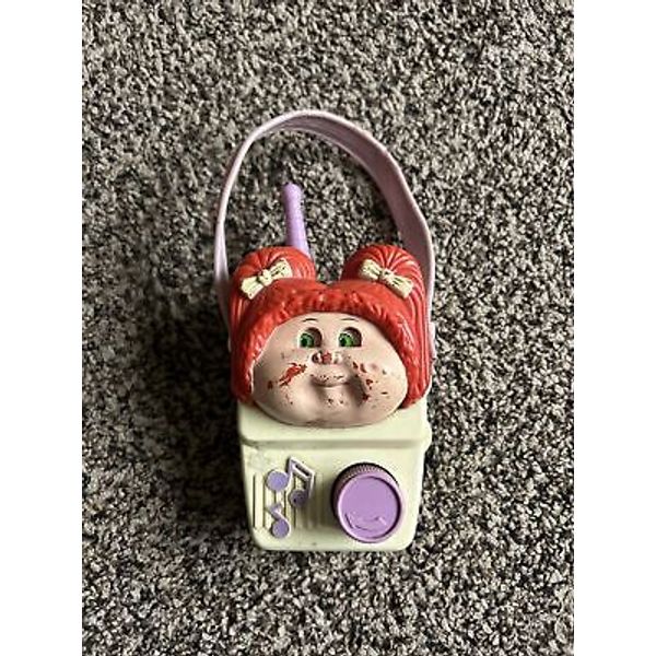 Vintage 1984 Illco Cabbage Patch Kids Pre-School Wind Up Toy Radio Music Box