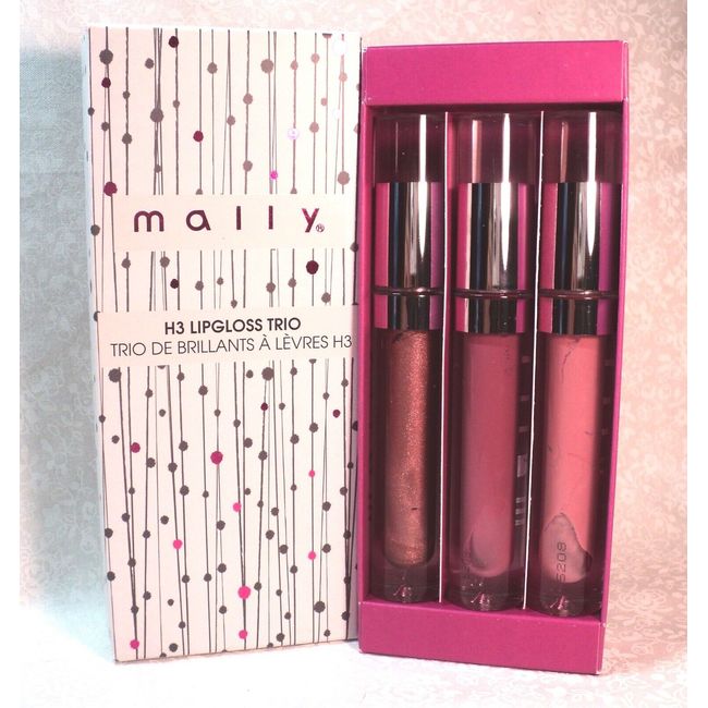 MALLY H3 Lipgloss Trio - Full Size - Boxed