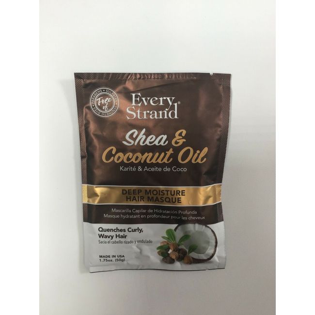 Every Strand Shea & Coconut Oil Hair Masque 1.75 oz NEW!