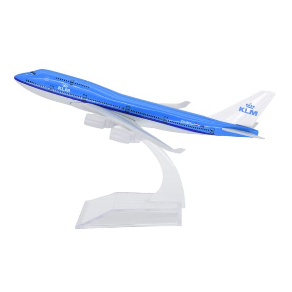 TANG DYNASTY(TM 1:400 16cm B747-400 KLM Metal Airplane Model Plane Toy Plane Model