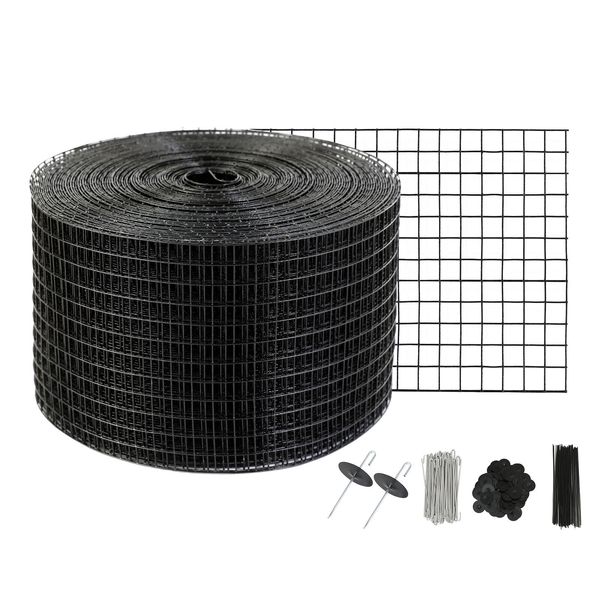 VEVOR 8in x 100ft Solar Panel Bird Guard Mesh Critter Roll Kit 70pcs Fasteners