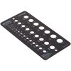 IRWIN Drill Bit Gauge, 1/16-to-1/2-Inch, 29-Hole (12092)