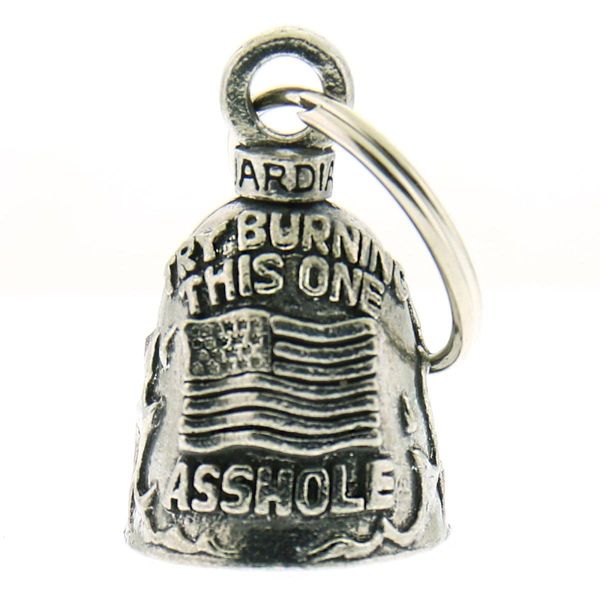 Hot Leathers BEA1039 Silver Try Burnin' This One Guardian Bell