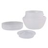 diystyle 20 Pack Cream Empty Case Pot For Cosmetics, if changing Empty Container Travel Supplies White