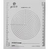 Wound Measuring Bulls Eye 10cm Non Sterile/Clear Plastic/Write On 250Pcs/ Pack