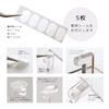 Non-Metallic Acrylic Clear Tip Stand with 5 Dedicated Stickers (368) (D Drop)