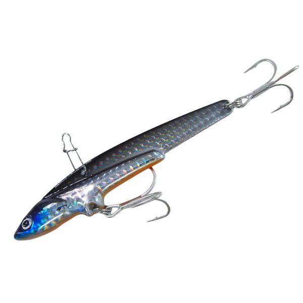Momo Lure, Chivas Lure, Blue Metal Vibe, Bribli Plate 107, 1.6 oz (46 g), Heimasa, Amberjack, The Definitive Edition for Blue Objects