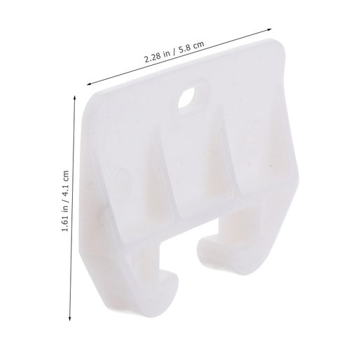 Cabilock Plastic Drawer Rail Guides 10 Pack Replacement Glide Kit Simple to Install Matches Your Home Decor