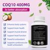 CoQ10 400 mg Rapid Release Softgels, Heart Support, 90 Softgels