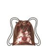 LOQI Metallic Backpack, 10 Litres, Matt Rose Gold Pop