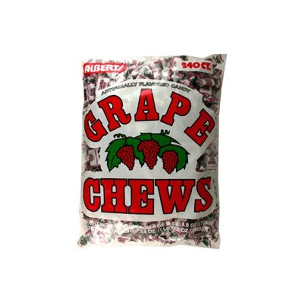 Albert's Fruit Chews - Grape Flavor (240 Candies)