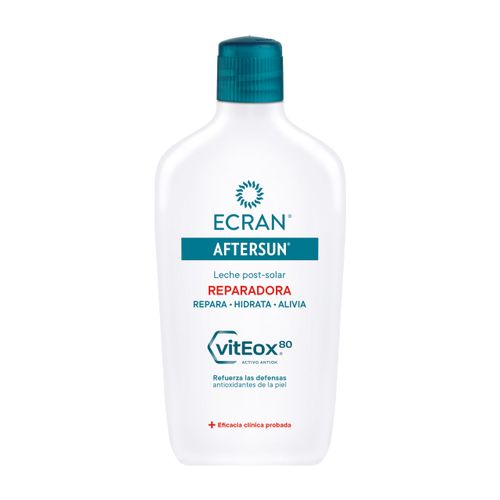 Ecran Aftersun Leche Post-solar Hidratante Y Reparadora - 400 ml, Blanco, Almond