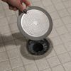 Danco 10895 Shower Drain Strainer, 5-3/4 inch, Brushed Nickel