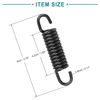 ACROPIX Motorcycle Kickstand Side Stand Return Spring for Yamaha Jog50 Black 1pcs