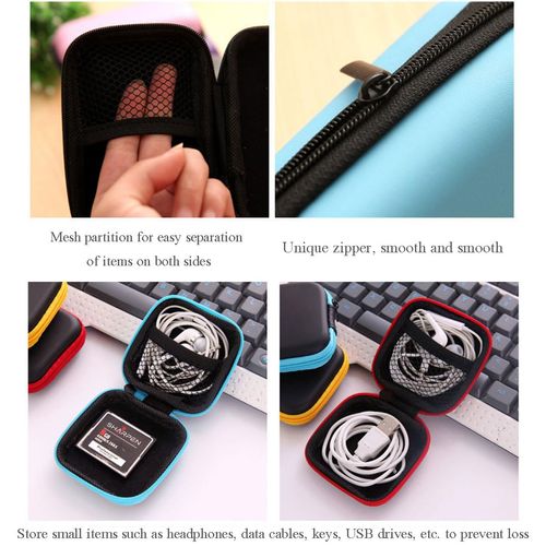 Lizihengpi 3 pieces flight travel cord organizer electronic travel case portable charger case suitable for headphones charging cable USB