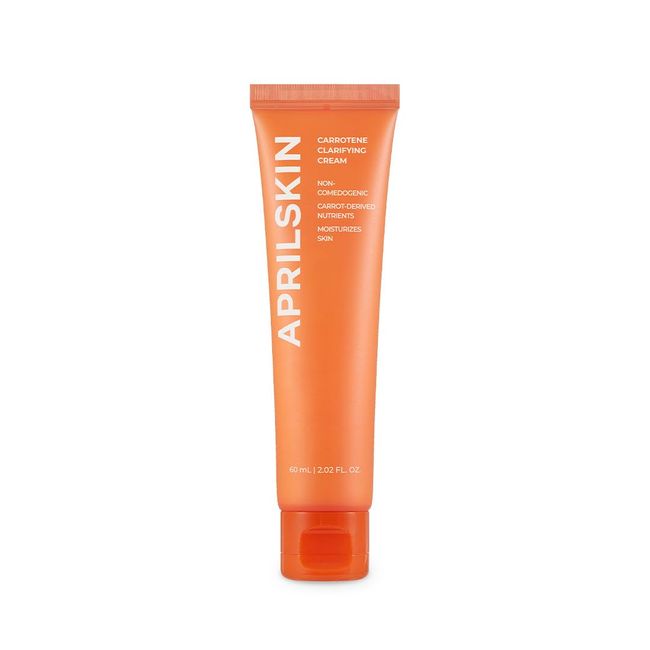 APRILSKIN Carrotene Clarifying Cream | Oily, sensitive, acne-prone skin | Removes blemishes, moisture balancing & skin protecting with M-Peptide | 2.02 oz | Cruelty-Free, No sulfates and artificial fragrance