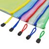 5 Pcs Plastic Wallets A5 File Folder Document Zipper Bags A5 Zip Bag