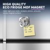 1 x Square MDF Fridge Magnet - Earth Globe Flags Map Travel 41901