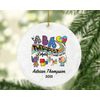 Applied Behavior Analysis ABA Therapist Christmas Ornament Personalized - Behavior Develops Treatment Planner - Autism Therapist Gift