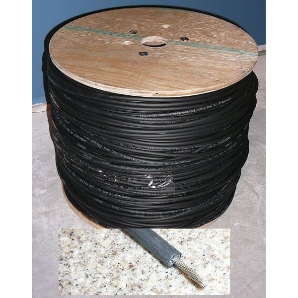 100' Feet UL 4703  PV Photovoltaic Solar Power Cable Wire 12 AWG Made in USA