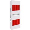 Bispol Tapered Candles 245/23 - Red