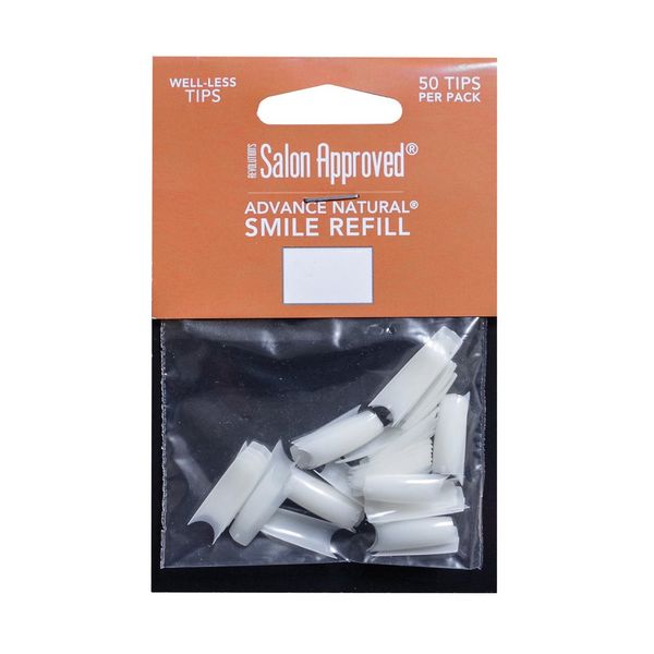 Pro Impressions Advance Natural Smile 50 Nail Tips, Size 3