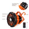 Portable Camping Fan USB Rechargeable Variable Speed Tent Lantern Fan with Light