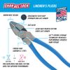 Channellock GIDDS2-2464536 High Leverage Linemen's Plier, 8", Model:368