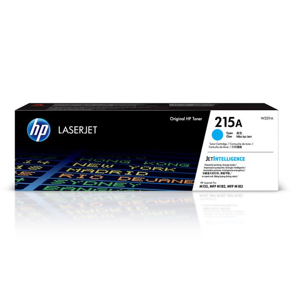 HP 215A Cyan Toner Cartridge | Works with HP Color LaserJet Pro M155, HP Color LaserJet Pro MFP M182, M183 Series | W2311A