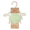 Miniland 31667 green bib set with handkerchief 21cm