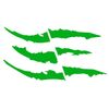 Light Green Eye Scar Mark, Scratch Shape Decal For Car Headlight Decoration