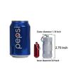 Shintop 2PCS High Capacity Aluminum Container Keychain Waterproof Pill Container