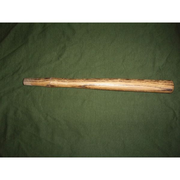 NEW 14 INCH SOLID WOOD REPLACEMENT TOOL HANDLE WITH 3/4 INCH OVAL HEAD AND SLOT