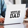 CafePress Wrestling Dad Rectangle Sticker Rectangle Bumper Sticker Car Decal