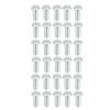 sourcing map M6x22mm Hex Socket Head Insert Nut Screw Post Sleeve Nut for Furniture 30pcs