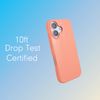 Sonix Case for iPhone 16 | Compatible with MagSafe | 10ft Drop Tested | Gloss Peach