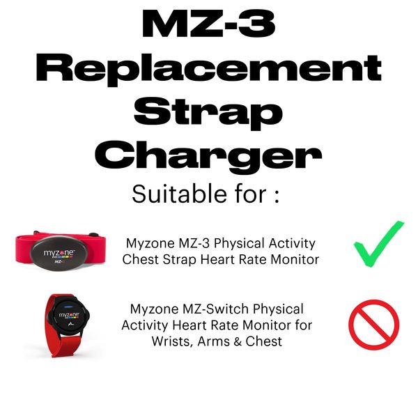 MYZONE Chest Straps (MZ-3, Medium)